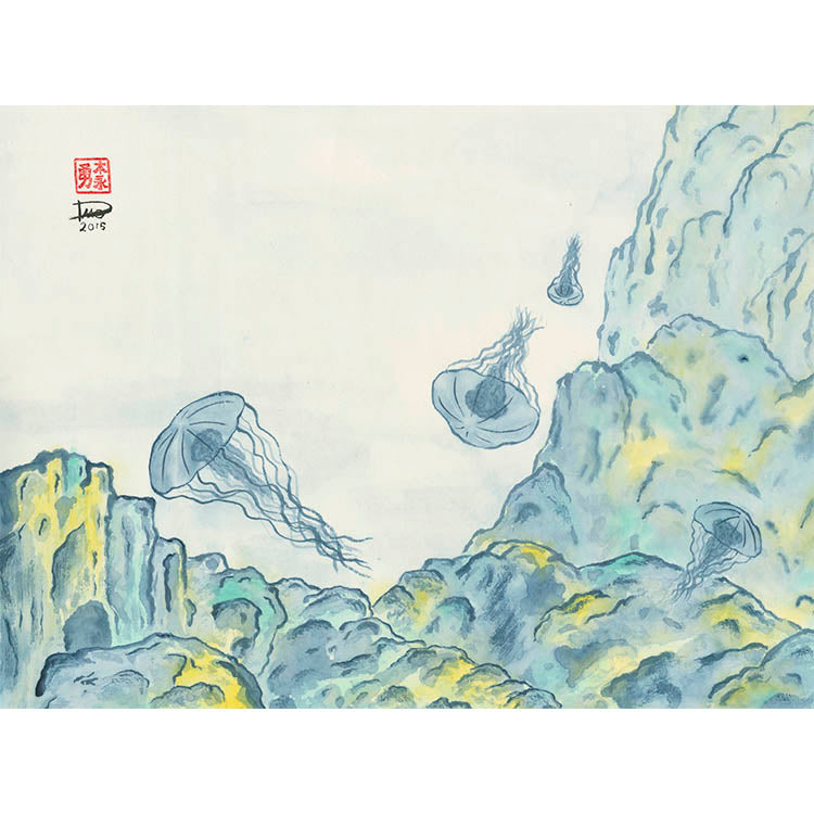 Jellyfish 2 - (Canvas)