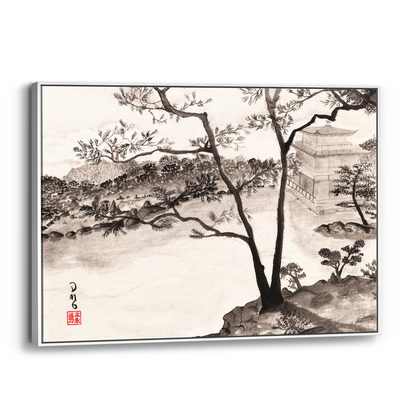 Kyoto (Framed Canvas)