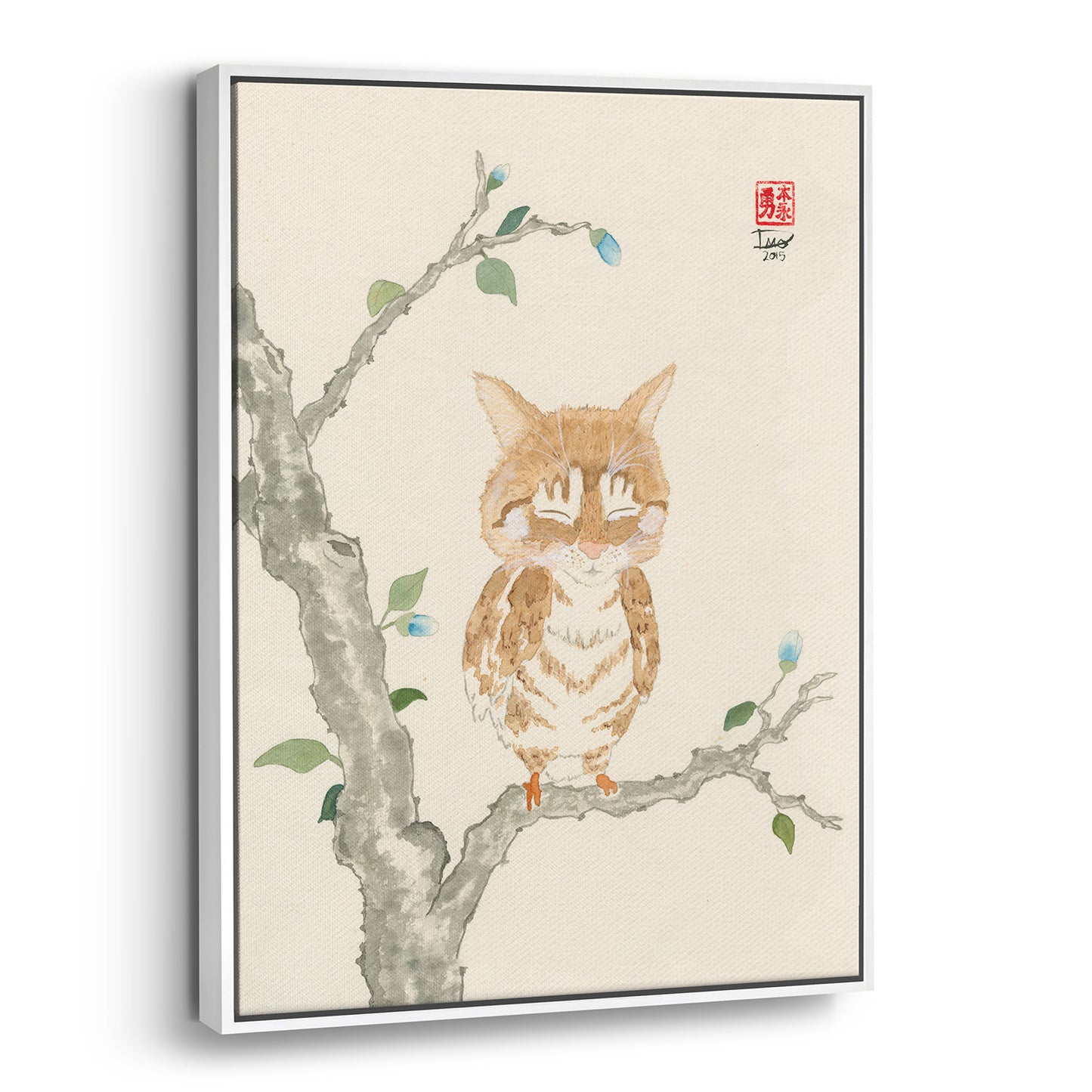 Oz Meowl (Framed Canvas)