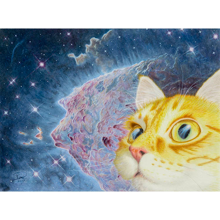 Oz in Space (Canvas)