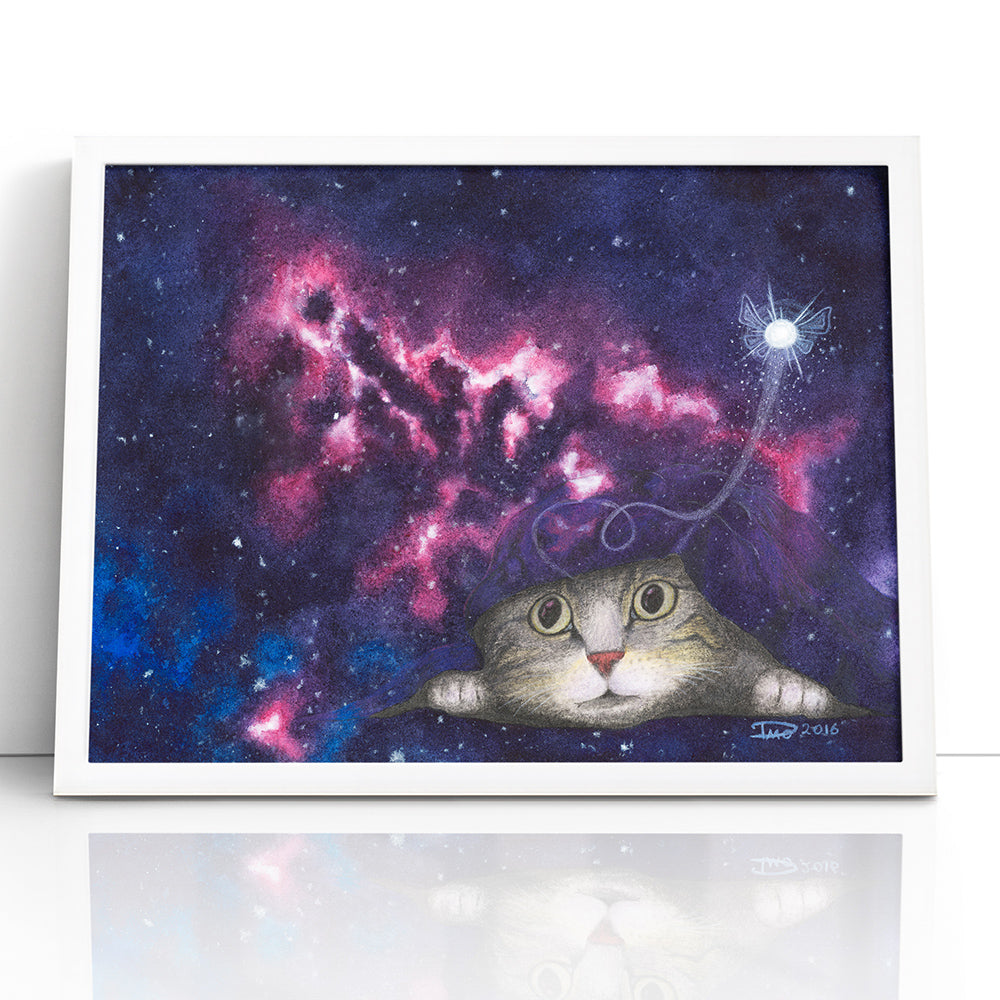 Rip in the Fabric of Space (Framed Paper Print)