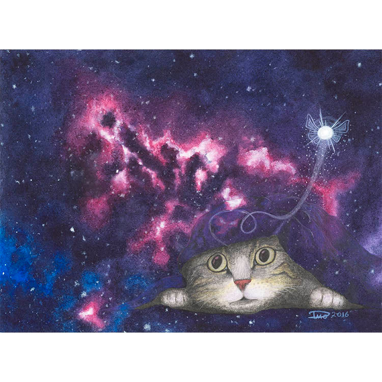 Rip in the Fabric of Space (Paper Print)