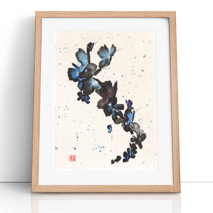 Butterfly Frenzy - (Framed Paper Print)