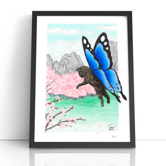 Catterfly Revisited - (Framed Paper Print)