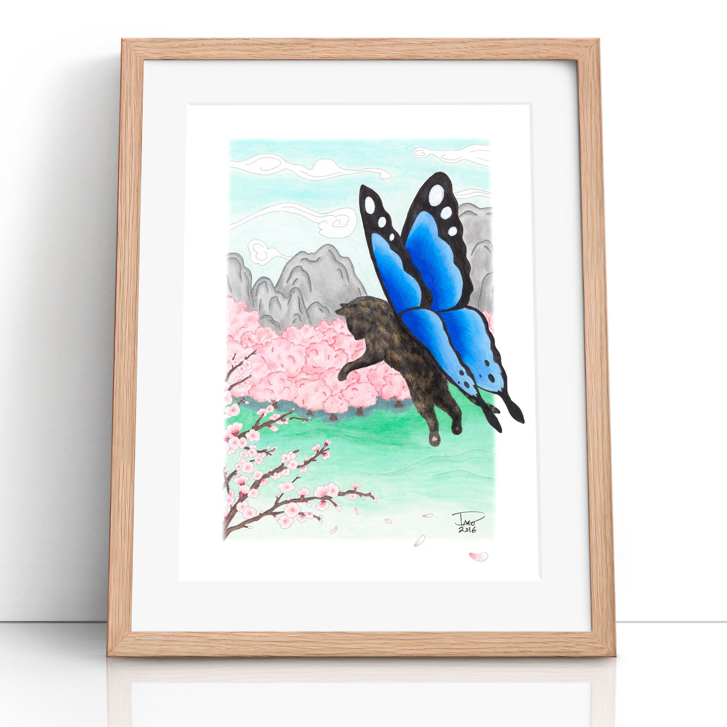 Catterfly Revisited - (Framed Paper Print)