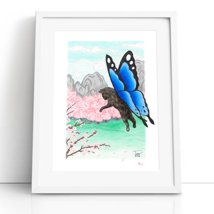 Catterfly Revisited - (Framed Paper Print)