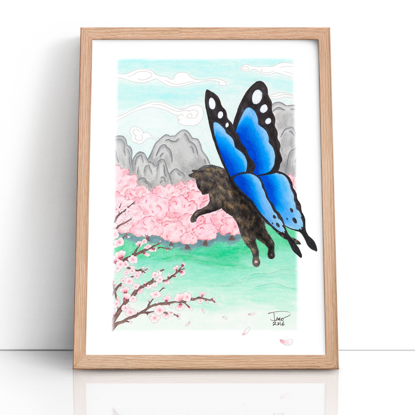 Catterfly Revisited - (Framed Paper Print)