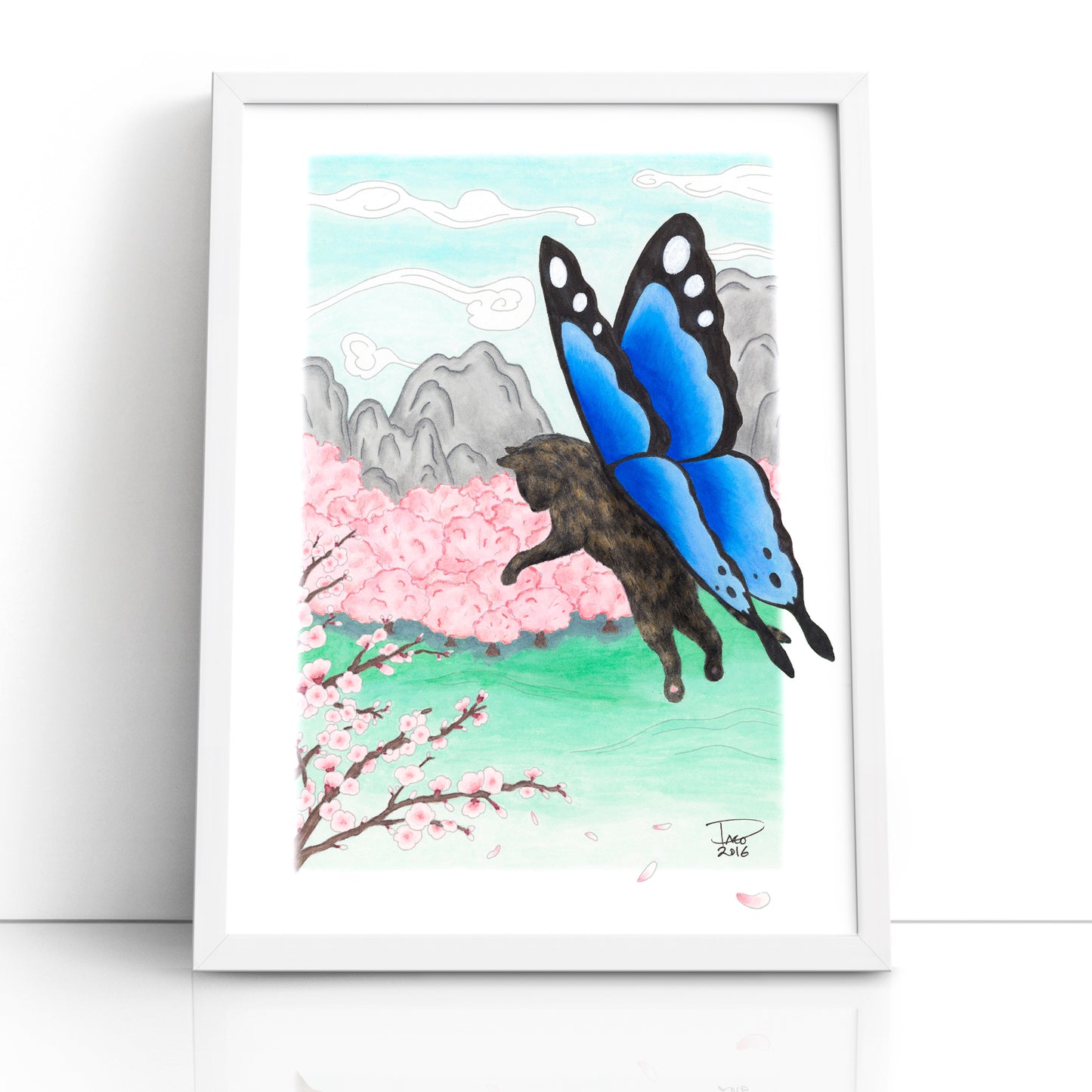 Catterfly Revisited - (Framed Paper Print)