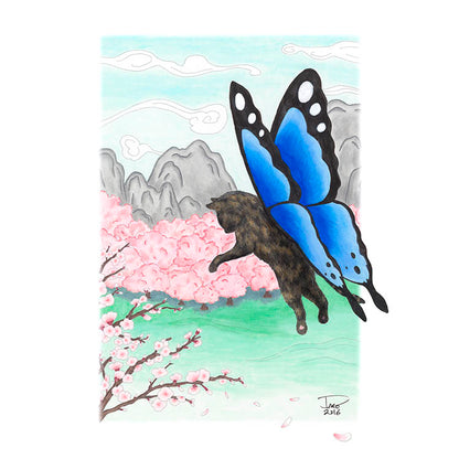Catterfly Revisited - (Framed Paper Print)