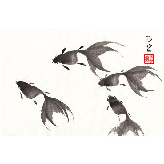 Fish Four - (Paper Print)