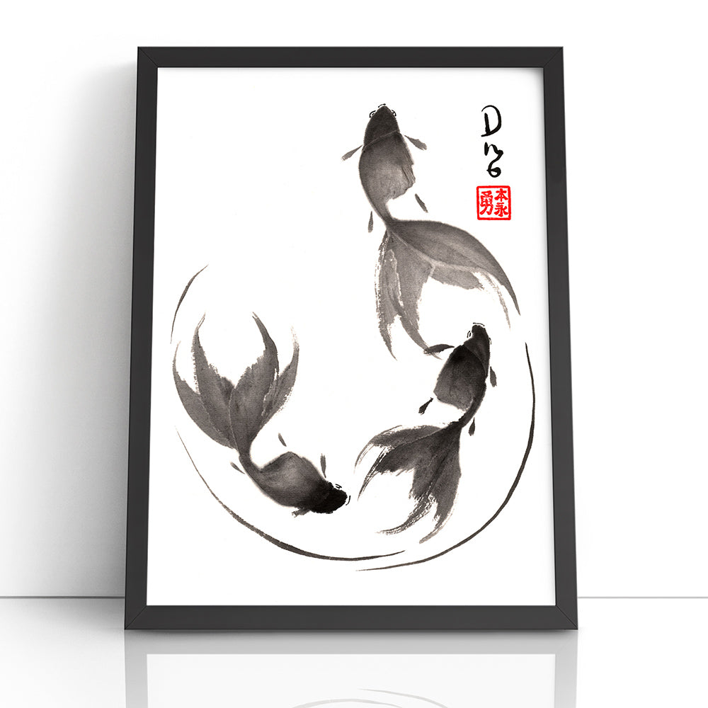 Follow the Leader (Framed Paper Print)