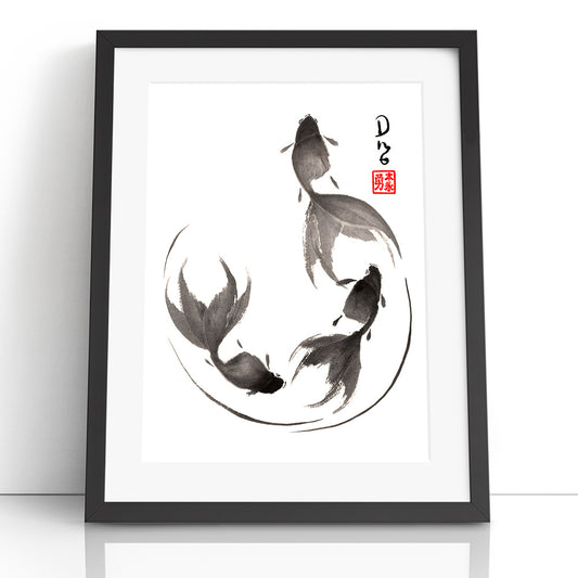 Follow the Leader (Framed Paper Print)