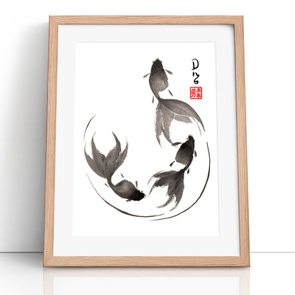 Follow the Leader (Framed Paper Print)
