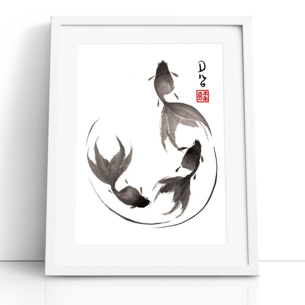 Follow the Leader (Framed Paper Print)