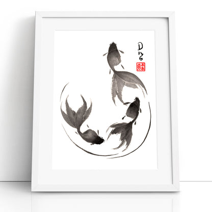Follow the Leader (Framed Paper Print)
