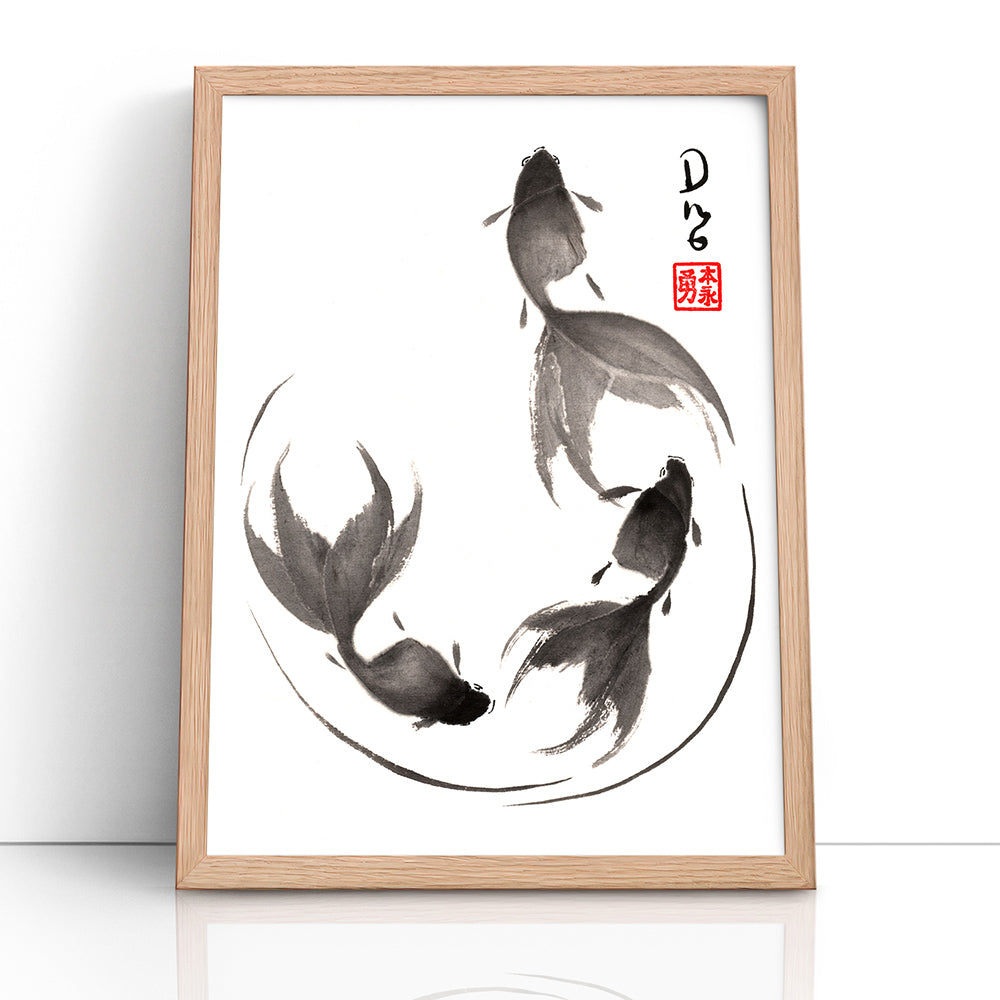 Follow the Leader (Framed Paper Print)