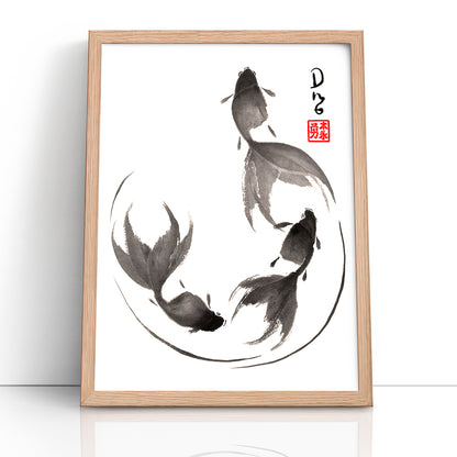 Follow the Leader (Framed Paper Print)