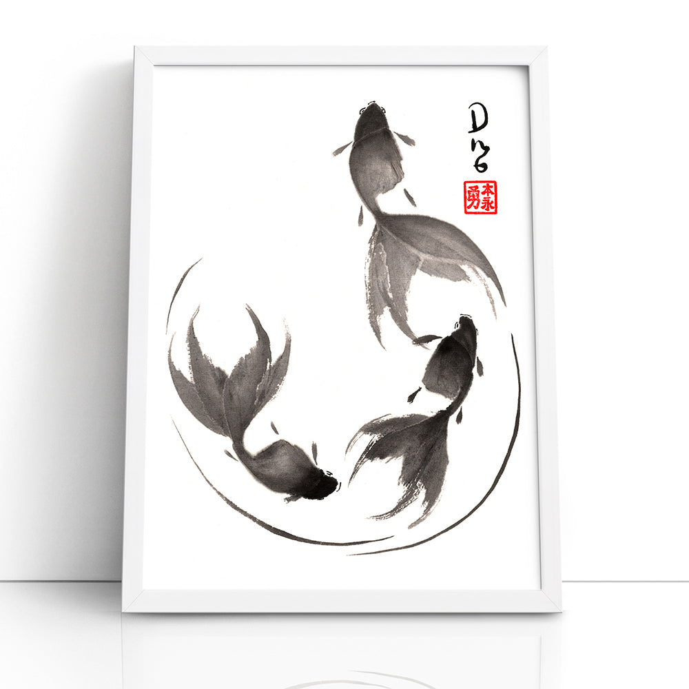 Follow the Leader (Framed Paper Print)