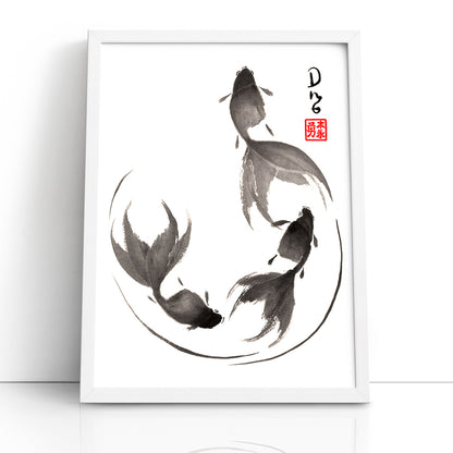 Follow the Leader (Framed Paper Print)