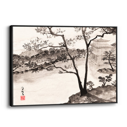 Kyoto (Framed Canvas)