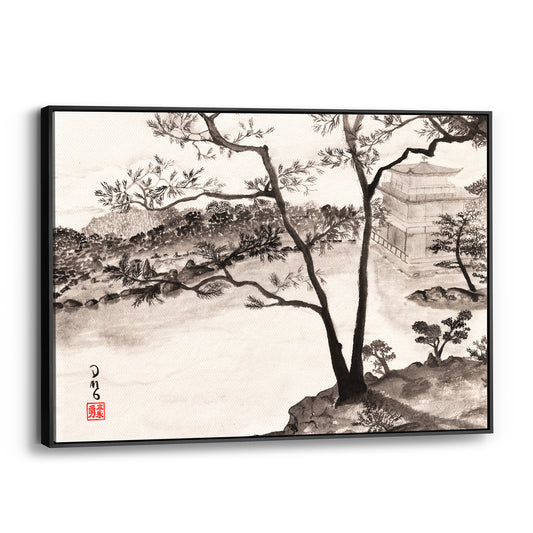 Kyoto (Framed Canvas)