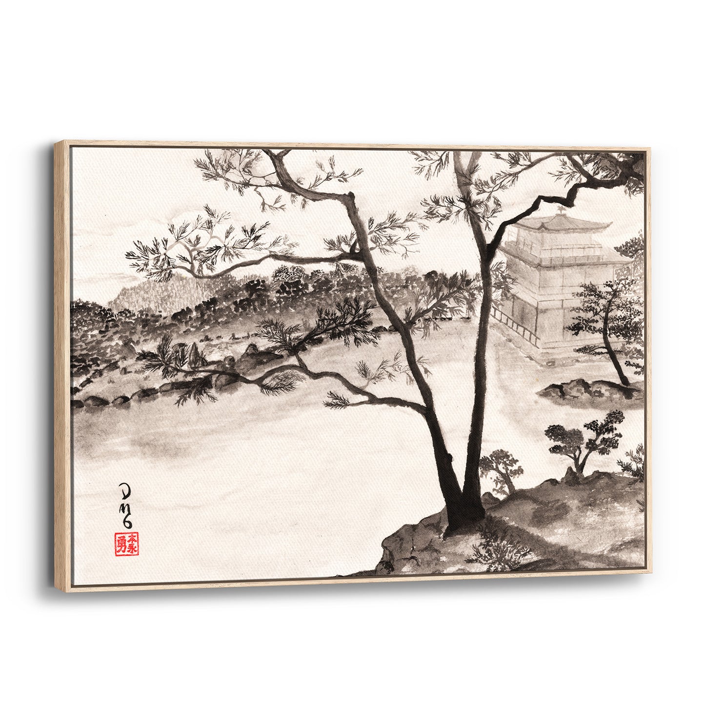 Kyoto (Framed Canvas)