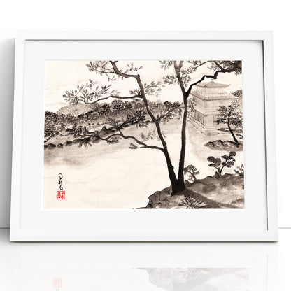 Kyoto (Framed Paper Print)