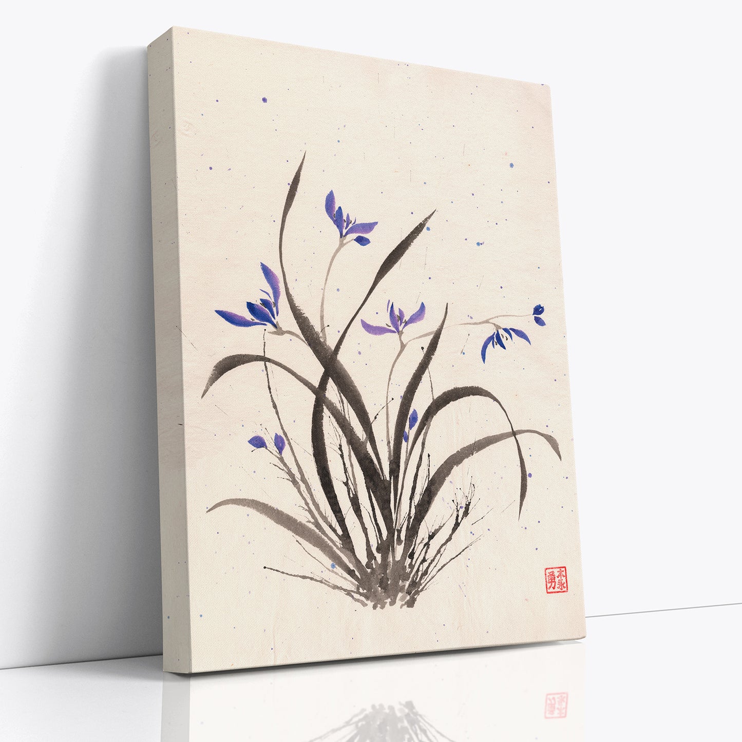 Orchid Splatter (Canvas)