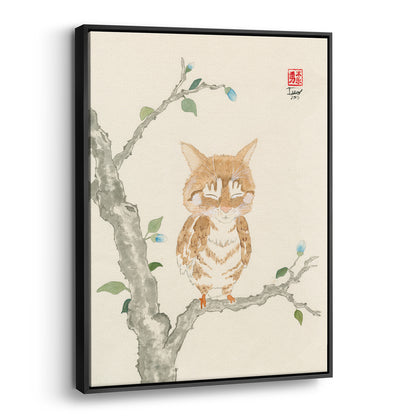 Oz Meowl (Framed Canvas)
