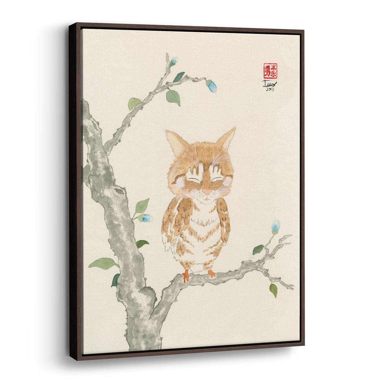 Oz Meowl (Framed Canvas)