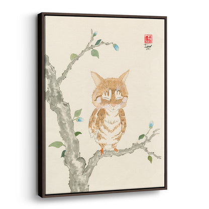 Oz Meowl (Framed Canvas)