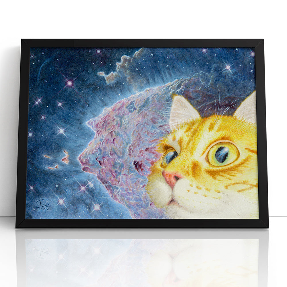 Oz in Space (Framed Paper Print)