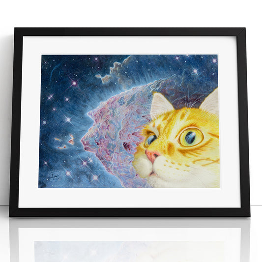 Oz in Space (Framed Paper Print)