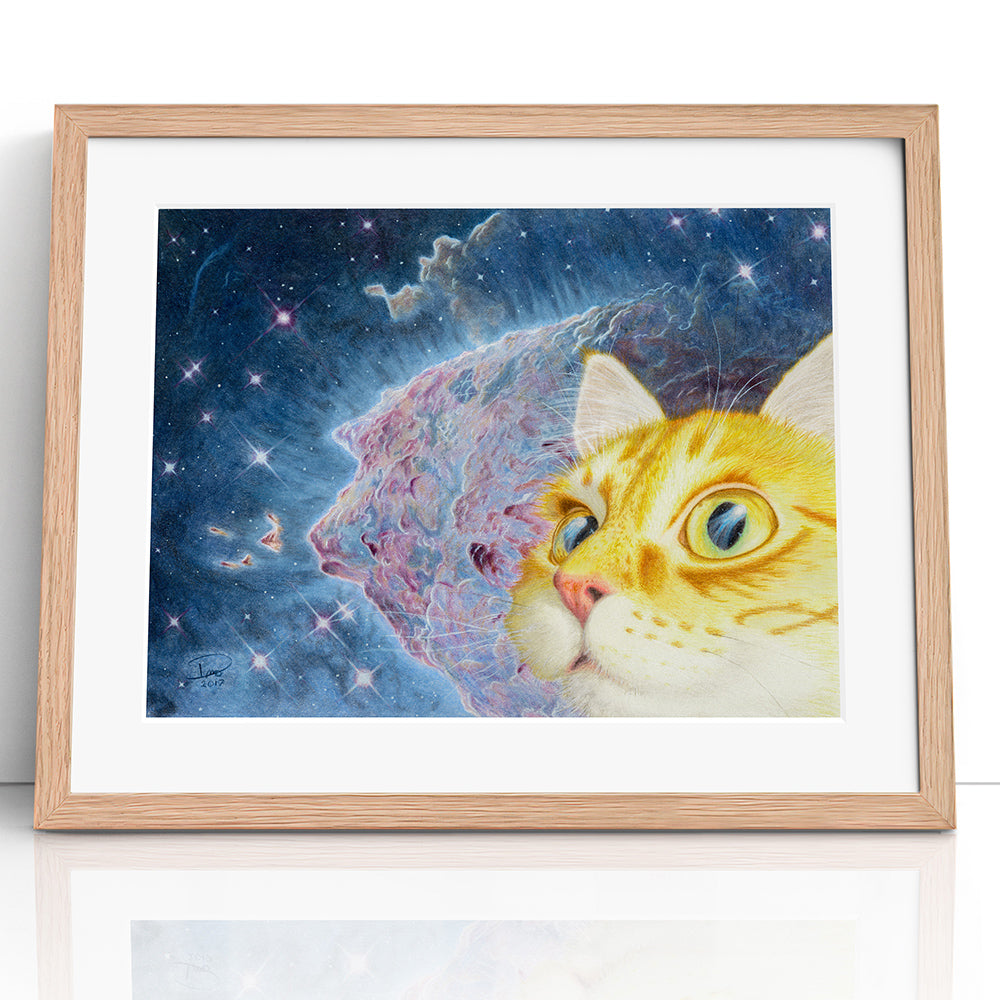 Oz in Space (Framed Paper Print)
