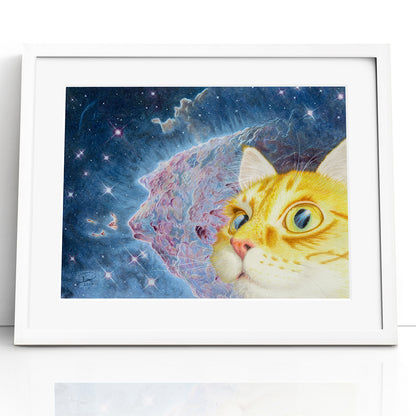 Oz in Space (Framed Paper Print)