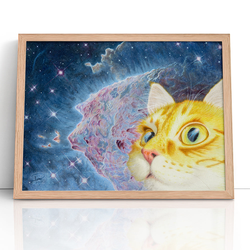 Oz in Space (Framed Paper Print)