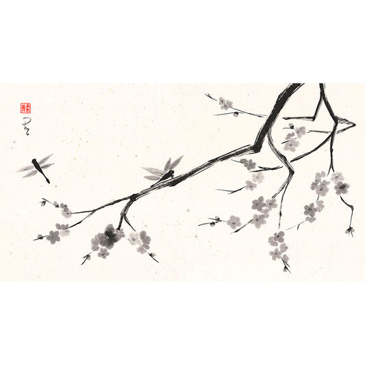Plum Blossoms #2 (Paper Print)