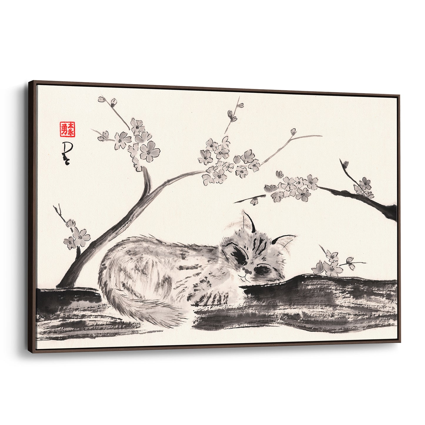 Purfect Day (Framed Canvas)