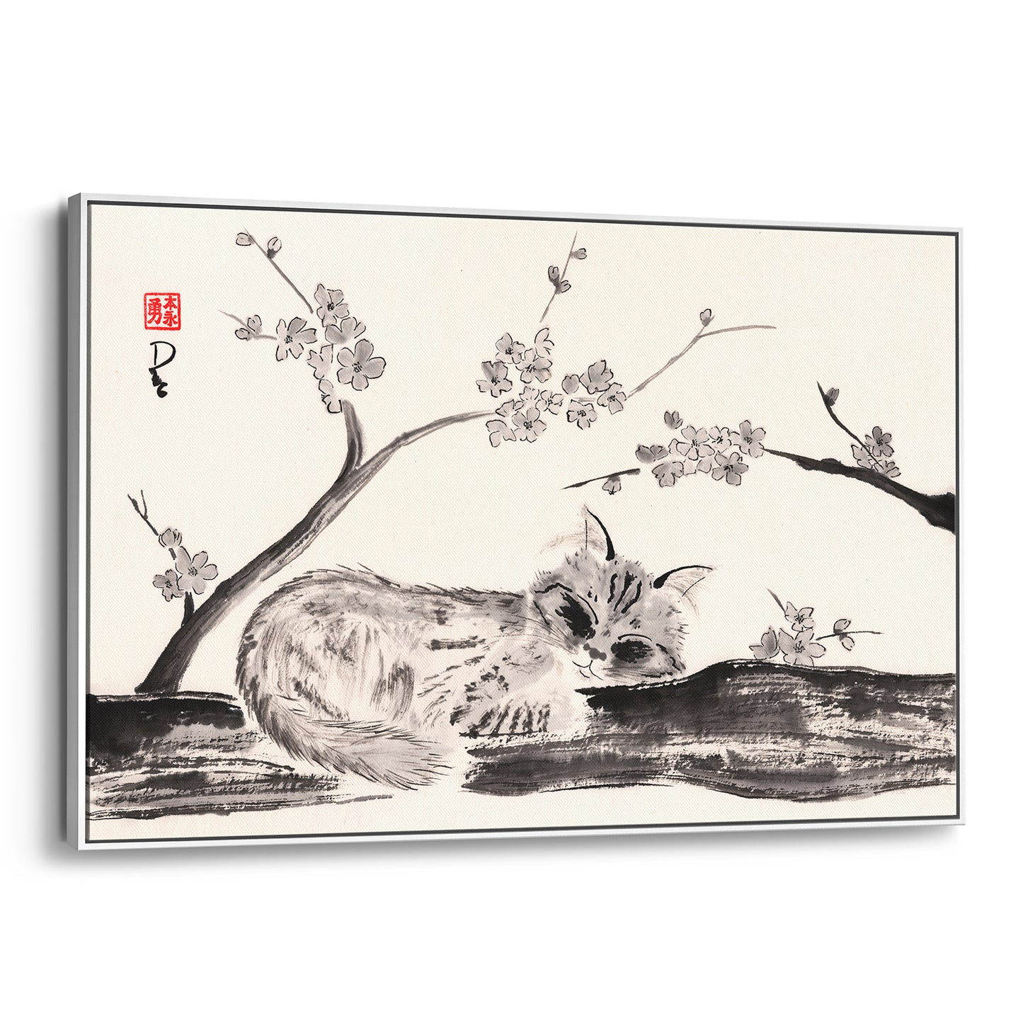 Purfect Day (Framed Canvas)