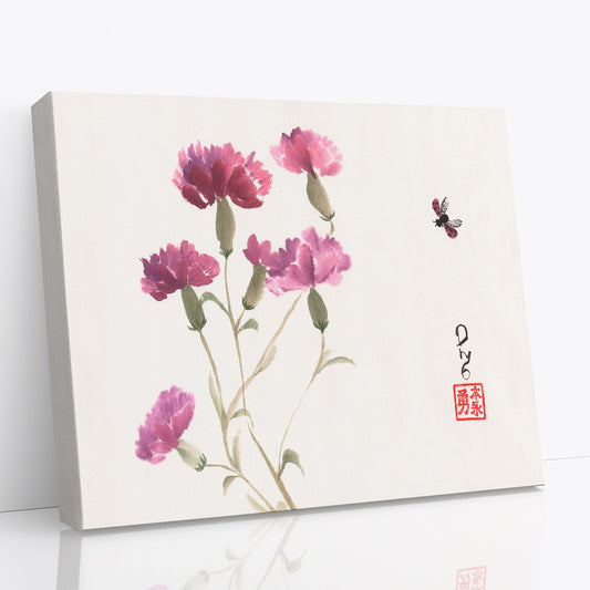Purple Carnations (Canvas)