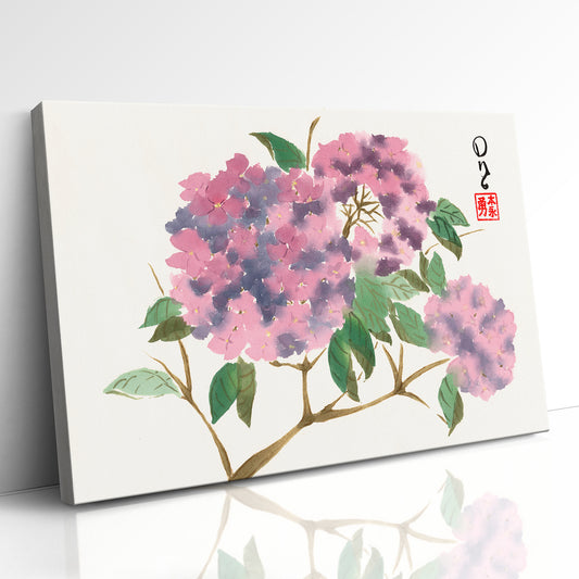 Purple Hydrangeas (Canvas)