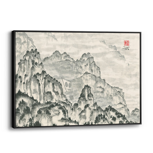 Reclusive Robot (Framed Canvas)