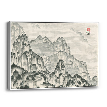 Reclusive Robot (Framed Canvas)