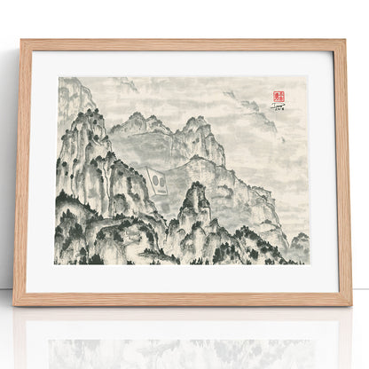 Reclusive Robot (Framed Paper Print)