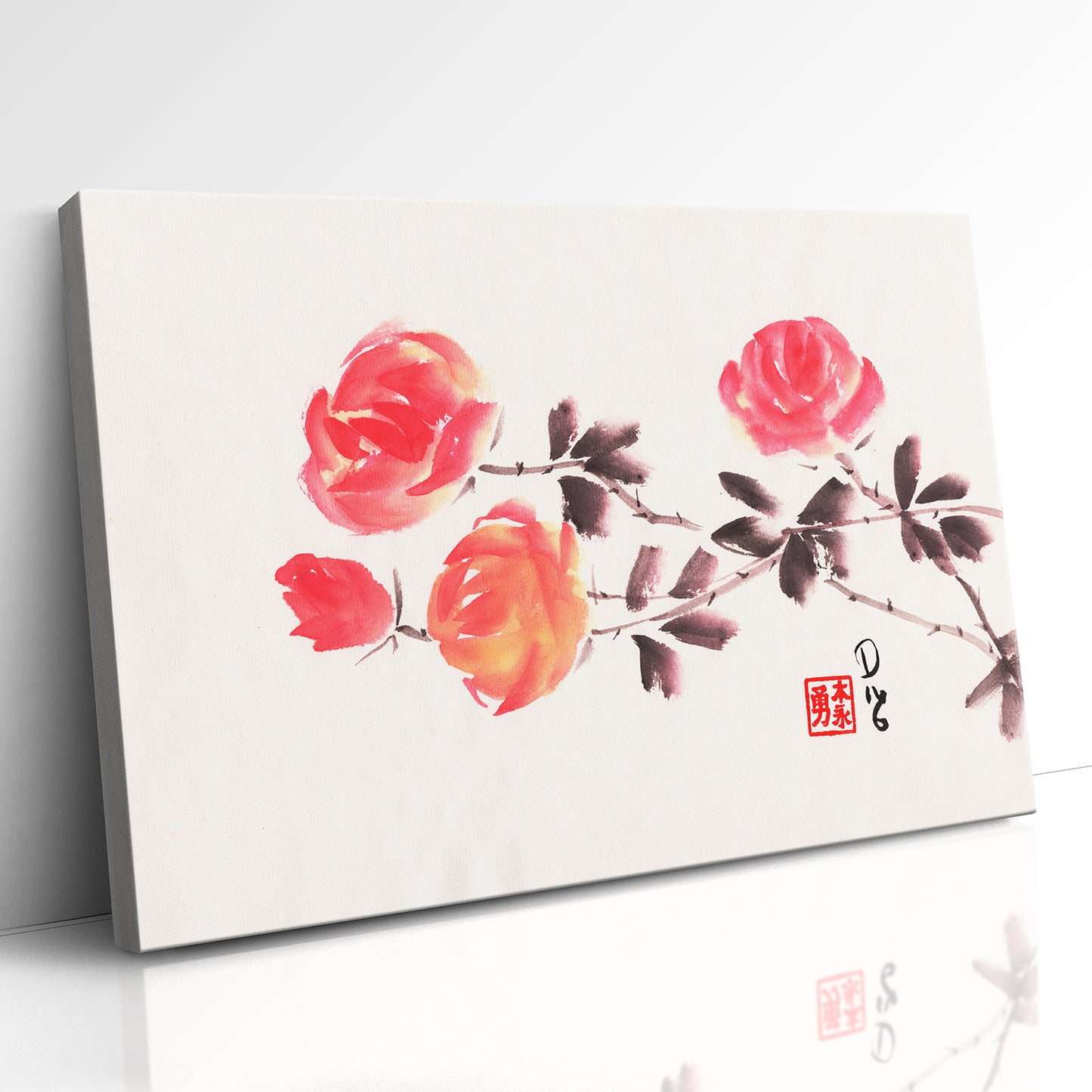 Red Roses 2 (Canvas)