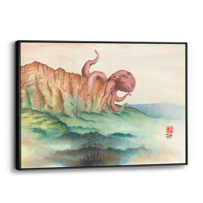 Revenge of the Tako (Framed Canvas)