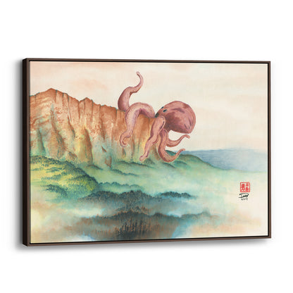 Revenge of the Tako (Framed Canvas)