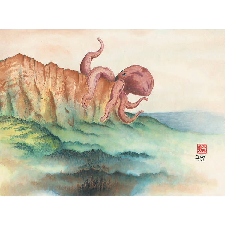 Revenge of the Tako (Paper Print)