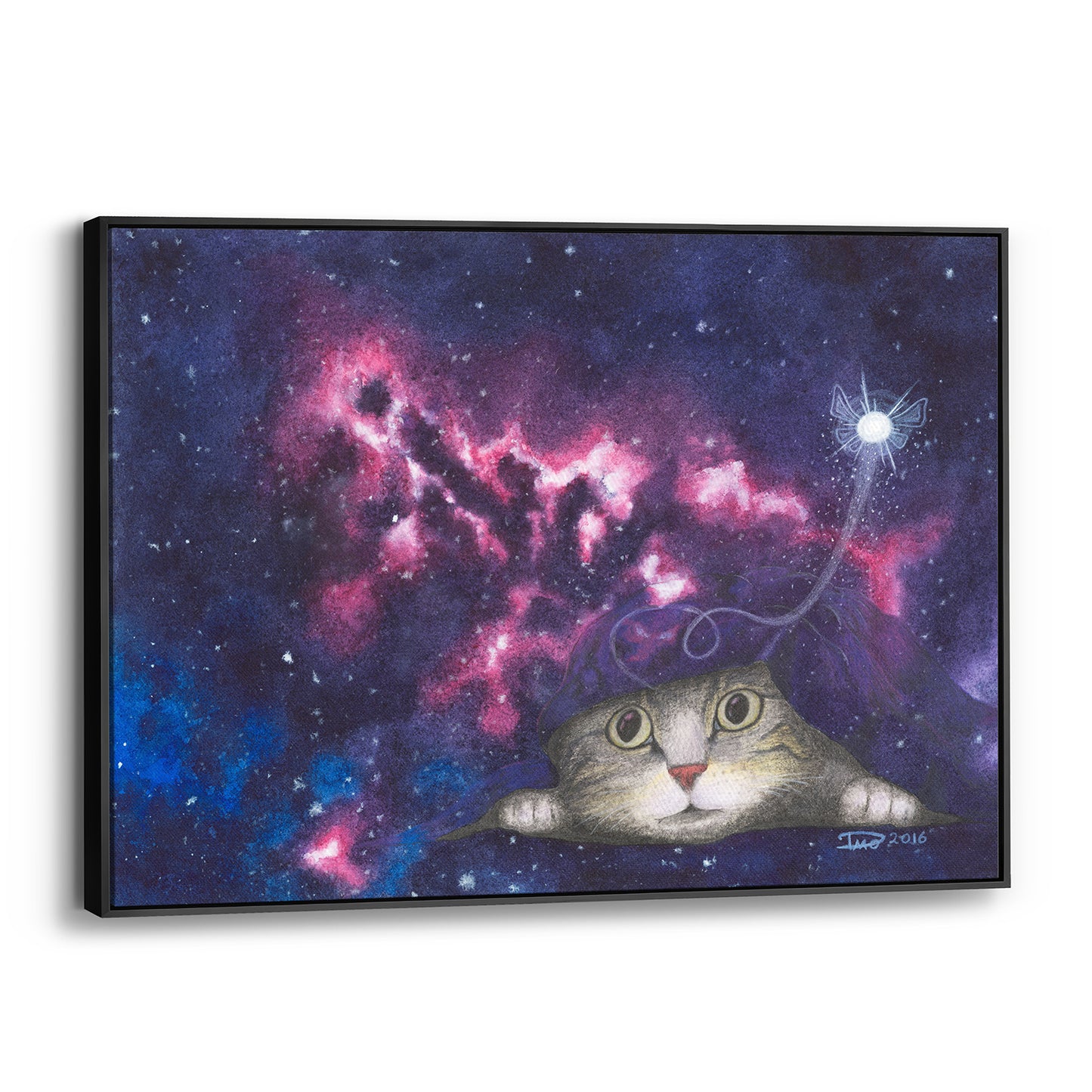 Rip in the Fabric of Space (Framed Canvas)