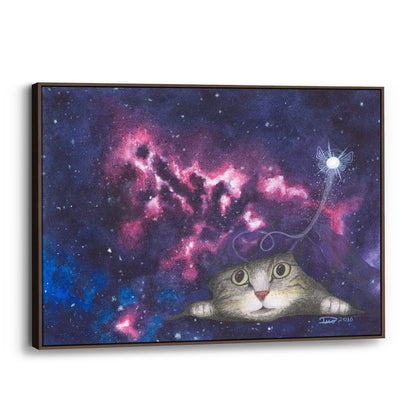 Rip in the Fabric of Space (Framed Canvas)